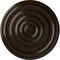 Ekena Millwork Carton Ceiling Medallion (For Canopies up to 3 3/4"), Hand-Painted Bronze, 17 3/4"OD x 1 3/8"P CM18CABZS - alternate 1